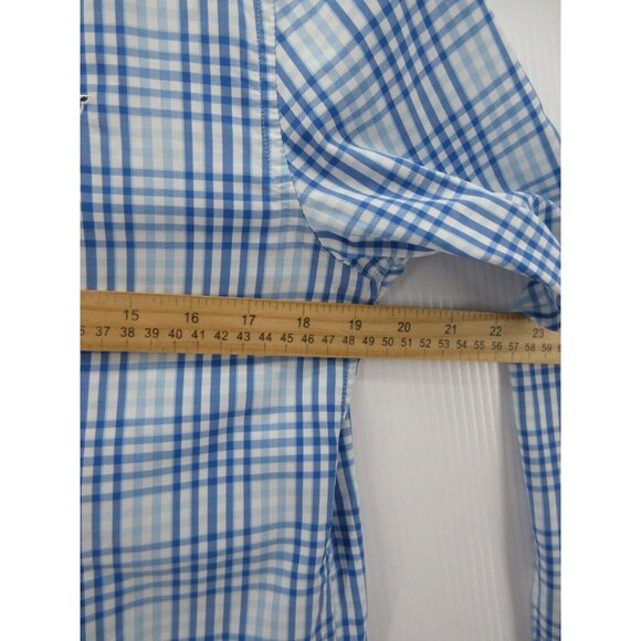 Vineyard Vines Shirt Small Performance Slim Fit Whale Button Up Plaid - Picture 6 of 10